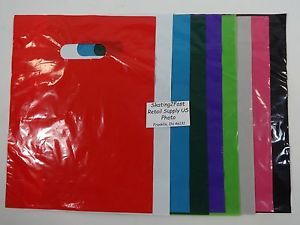 100 Qty. 12&#034; x 15&#034; Low Density Merchandise Bag Retail Shopping Bags