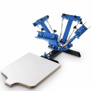 4 Color 1 Station Screen Printing Machine SPME-004