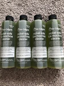 4X Nu-Calgon 4287-34 Nickel Safe Ice Machine Cleaner 16 oz -New 4 Bottles
