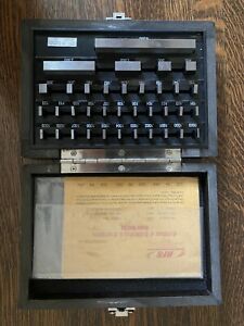 HFS 36 Pcs Grade B Gage Gauge Block Set w/ Traceable Certificate