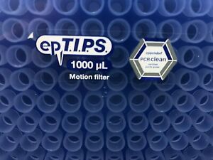 Eppendorf epTIPS Motion 1000 ul - 96 Pipette Tips Filtered 0030014499 PCR Clean