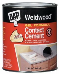 Dap 25312 1 Quart Weldwood Contact Cement Gel Formula