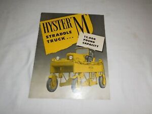 1947 HYSTER MODEL M STADDLE TRUCK SALES BROCHURE