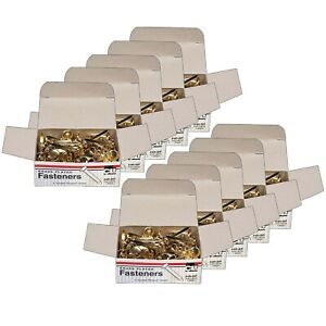 CLI BRASS PAPER FASTENERS 1IN 10BX CHL4RBP-10