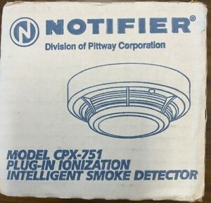 New/Sealed Notifier CPX-751 IONIZATION SMOKE DETECTOR (4 AVAILABLE)