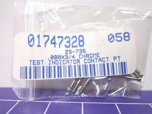 SPI 0.08&#034; Ball Test Indicator Contact Point 3/4&#034; Contact Length Pack Of 10
