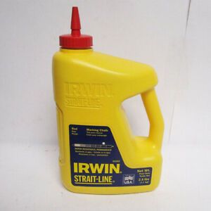 IRWIN CHALK REFILL, RED PERMANENT MARKING CHALK  2-1/2LB #65202