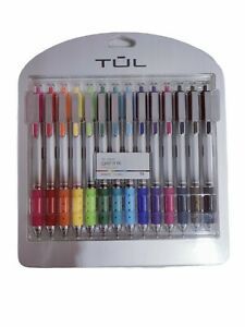 TUL Retractable Gel Pens, Bullet Point, 0.7 mm, Gray Barrel, Assorted Colors