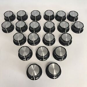 (21) HIGH QUALITY 1-3/4” CONTROL PANEL KNOBS FOR RADIO GUITAR AMP ETC