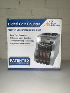 Coin Change Sorter Machine Money Counter Sort Count Wrapper Electronic Digital