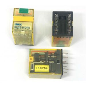 10Pcs IDEC RU2S-D-D110 110VDC Power Relay 8Pins 10A 250VAC