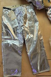 Aluminum Heat Reflective Fire Fighter Jacket &amp; Pants  JACKET 44X36 PANTS 44/30