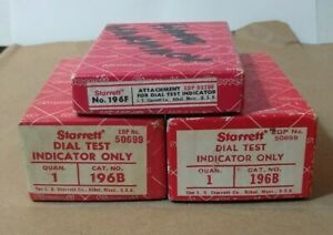 Starrett Dial Test Indicator 196B  Attachment For Dial Test Indicator 196F