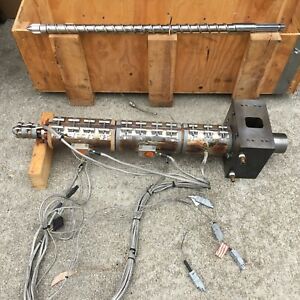 CINCINNATI ROBOSHOT 110 Barrel &amp; Screw New Heater Bands &amp; Thermocouple ---&gt; XLNT