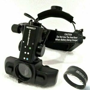 Rechargeable Binocular Led Indirect Ophthalmoscope with 20D Lens Accessories 291