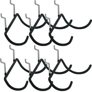 6 Pack Pegboard Power Tool Holder Pegboard Drill Holder Utility Heavy Duty Pe...
