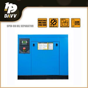 10HP 3Phase 39-35CFM @ 125-150PSI Rotary Screw Air Compressor For Industrial