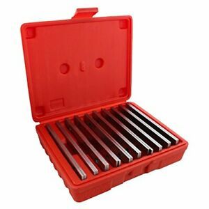 ABN Machinist Thin Parallel Bars 20-Piece Tool Set 1/8in x 6in – Straightedge Ba