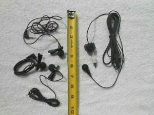 Vintage Police Car Small Microphone Lot x4 &amp; Mobile Vision 7.5 Amp Fuse Holder