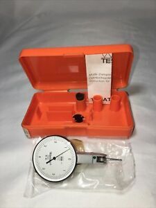 TESA Tesatast .0001&#034; Dial Indicator 18.20012 Swiss made Machinist Tool w/ Case