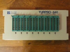 System General Turpro-840 Plug-In Module w/8 sockets. Comes as shown in Photos.