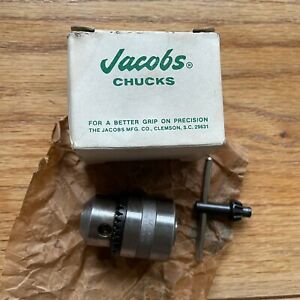 Vintage NOS USA MADE Jacobs Plain Bearing Drill Chuck 3/8-24