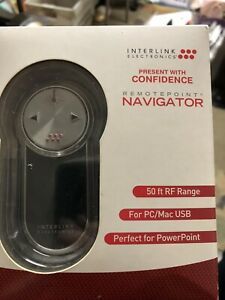 NEW INTERLINK VP4150 SMK-Link RemotePoint Navigator Wireless Presentation Remote