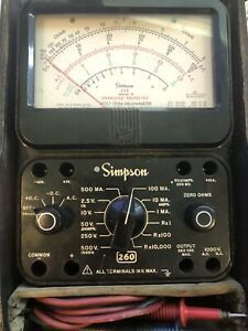 Simpson 260-8 Analog Multimeter
