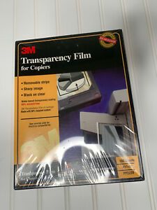3M Transparency Film for Copiers 100 Sheets 8-1/2 x 11 PP2200 NEW