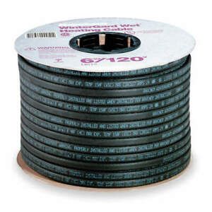 RAYCHEM 734921-000 Cut-To-L Elct Heating Cable,250ft L,120V
