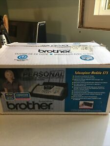 Brother FAX-575 Personal Fax with Phone and Copier New Sealed Unit Open Box