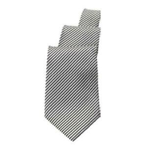 Chef Works - TPAS-BSI - Black/Silver Stripe Tie