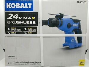 Kobalt 24-Volt 7/8-in SDS-Plus Cordless Rotary Hammer Tool Only KRH-124B-03