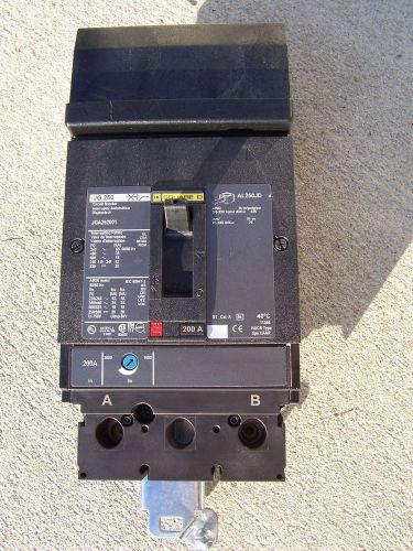 Square d 200 amp i-line circuit breaker(jga262001) for sale