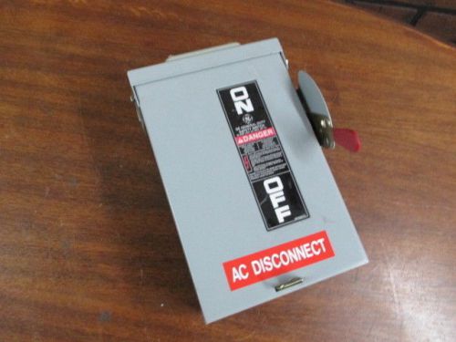 Ge general duty safety switch 30a 240v disconnect for sale