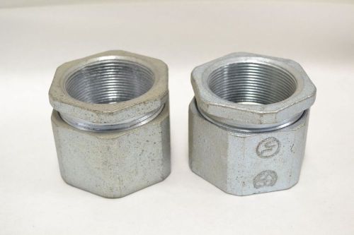 Lot 2 new c-h2 conduit straight fitting connector 2in npt b245126 for sale