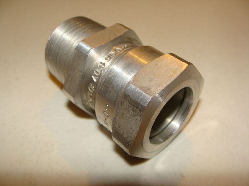 Cooper crouse hinds als-950 1&#034; npt x 3/4&#034; emt aluminum compression hub union new for sale