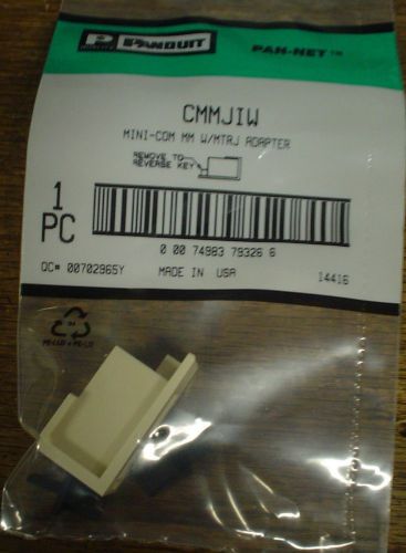 NIB lot of 11 Panduit mini-com MM W/MTRJ adapter CMMJIW - 60 day warranty