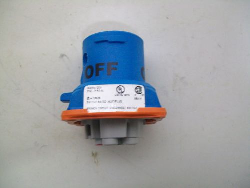 Meltric 63-18076 DSN 20A 2P+N+E 125-250V Type 4X Inlet/Plug