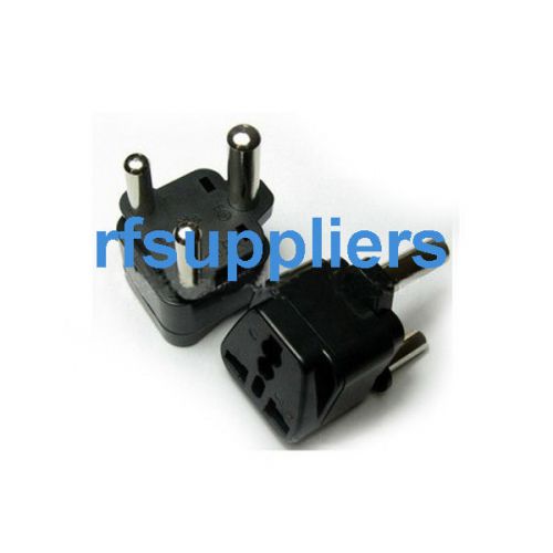 2X IEC 3Pin AC Power Plug Converter Socket Connector Travel Adapter10A250V new