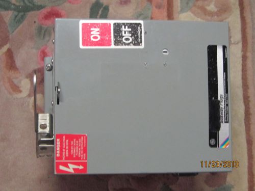 GE SPECTRA SERIES SB462RGR, 60AMP, 600V, 3PH, FUSIBLE BUSSWAY PLUG IN DEVICE