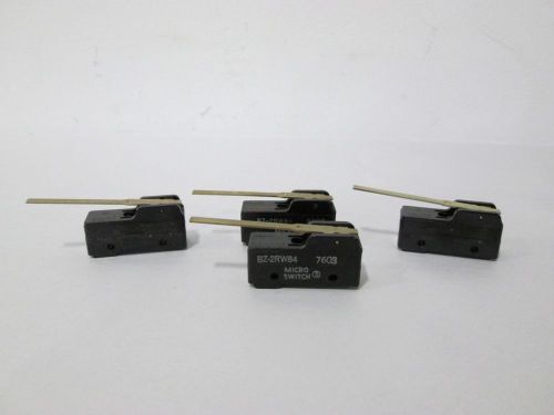 Lot 4 new micro switch bz-2rw84 15a amp 125/250/480v-ac limit switch d286566 for sale