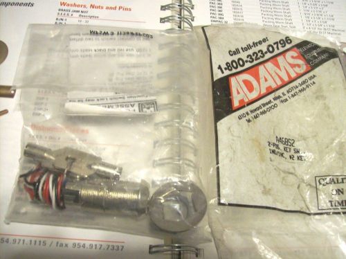 ADAMS # A468S2  2-POS KEY SWITCH EPCO-2 KEY