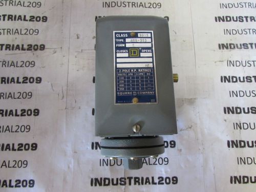 Square d class 9013 type ahg-3s3 pressure switch new for sale