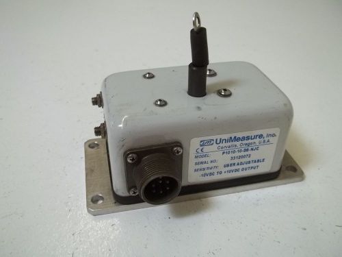 UNIMEASURE, INC. P1010-10-DS-NJC ADJUSTABLE PRESSURE TRANSDUCER *USED*