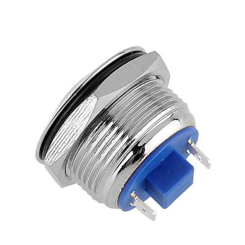 19mm 3A 1NO Momentary Round Push Button Metal Switch   For DIY Auto Boat Car