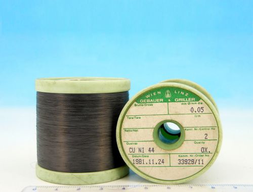 100ft / 30m O ISOTAN Constantan 44AWG 0.05mm 250 ?/m  76.2 ?/ft Resistance WIRE