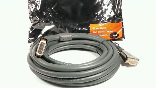 7m  DVI  Dual Link Digital Video Cable M/M - In-Wall CL2-Rated (23ft
