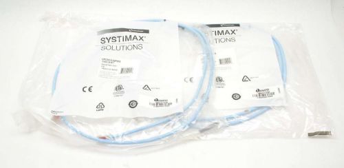 Lot 2 new commscope systimax cpc3312-02f005 gs8e-lb-5ft patch cord 5ft b378559 for sale