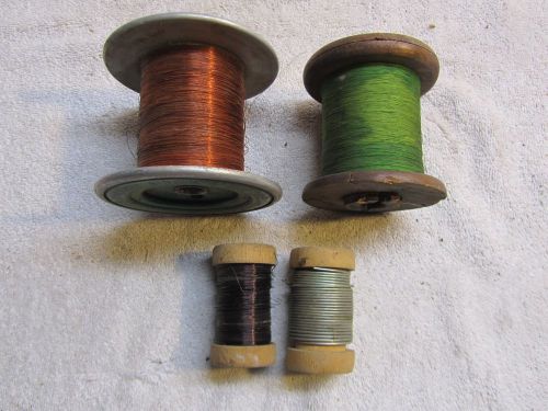 4 Partial Spools of Wire - 2.5 Pounds